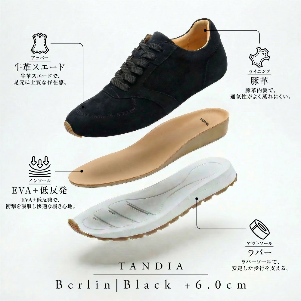 Berlin|Black +6.0cm